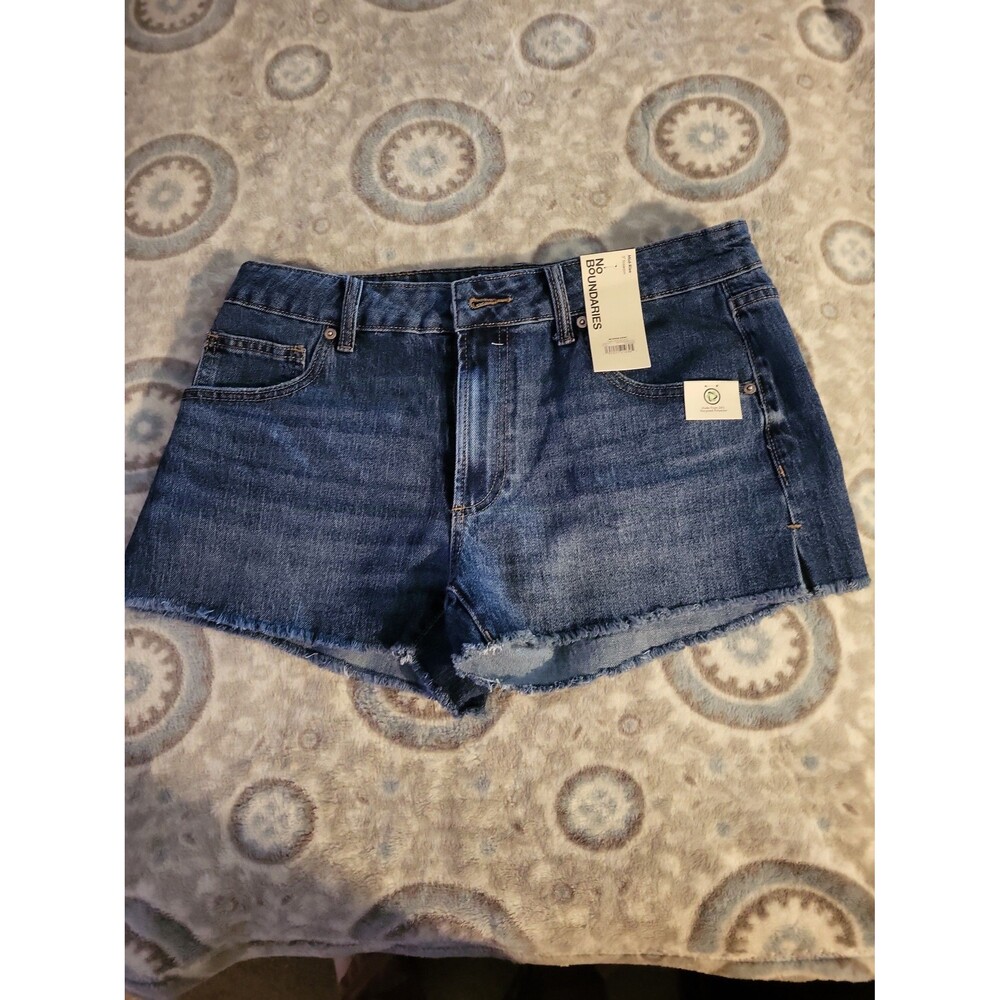 No Boundaries Women's Denim Cutoff Shorts
